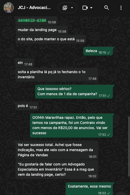 Resultado real — JCJ Advocacia
